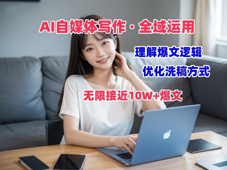 AI自媒体写作 → 价值变现,剖析爆文逻辑,无限接近10W+爆文体验课