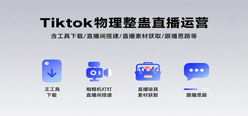 Tiktok物理整蛊直播运营,包含工具下载/直播间搭建/直播素材获取/跟播思路等