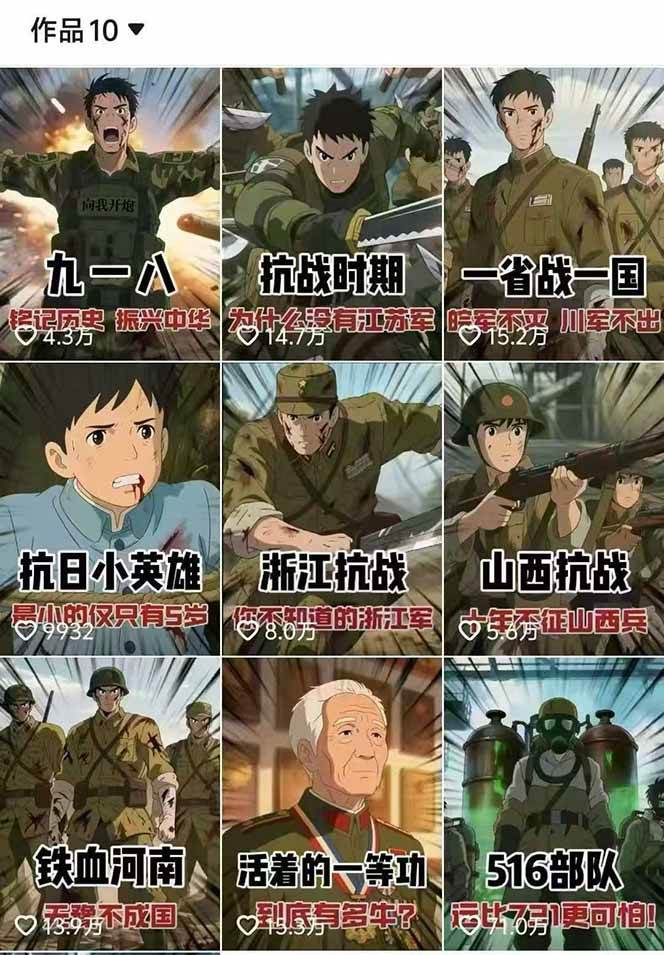 动漫历史类视频制作全流程,学文案撰写、分镜提示词,掌握动漫图生成+抠图配音剪辑
