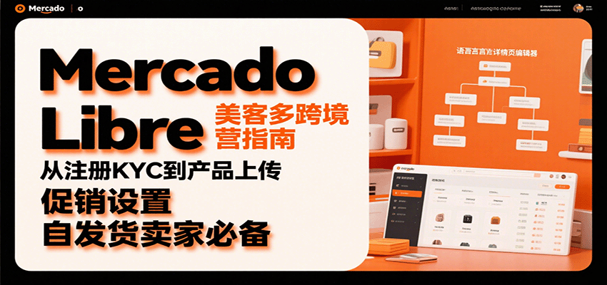 Mercado Libre 美客多跨境运营指南:从注册KYC到产品上传、促销设置,自发货卖家必备