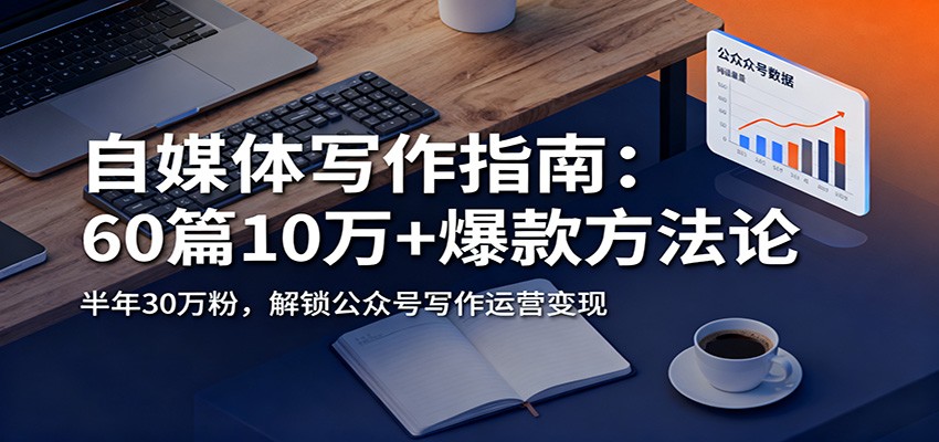 自媒体写作指南:60篇10万+爆款方法论,半年30万粉,解锁公众号写作运营变现