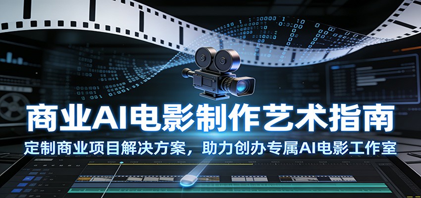 商业AI电影制作艺术指南:定制商业项目解决方案,助力创办专属AI电影工作室