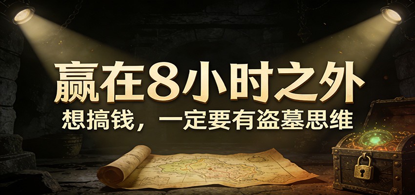 公众号付费文章《赢在8小时之外,想搞钱,一定要有盗墓思维》